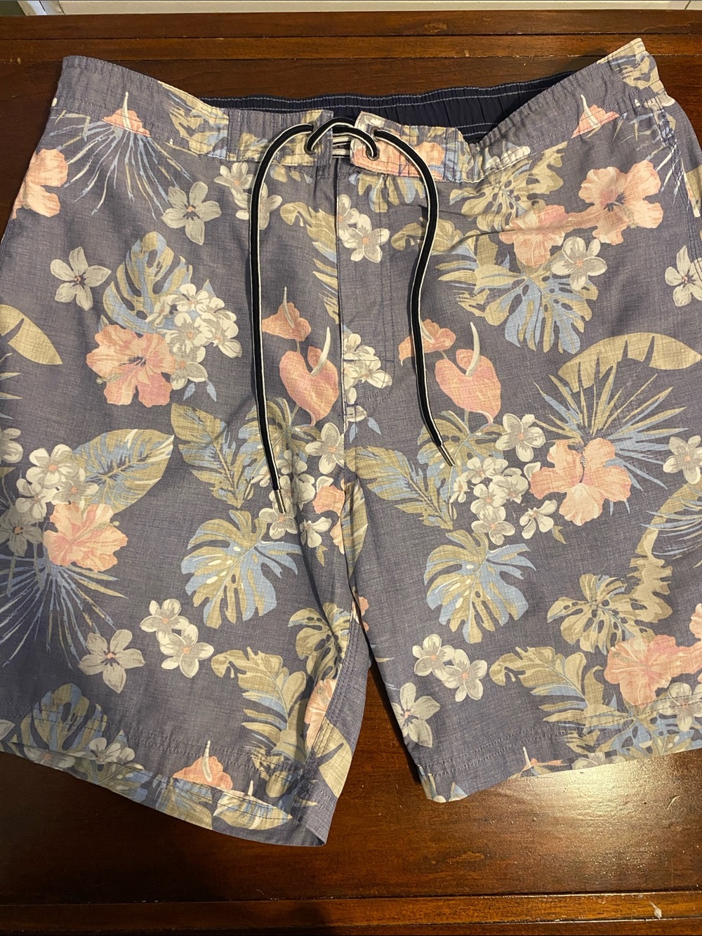 Cremieux Men's Drawstring Swim Shorts Size Large
